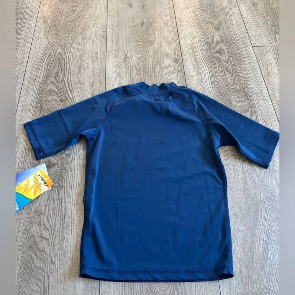 Kanu Kids Swim Rash Guard - Blue